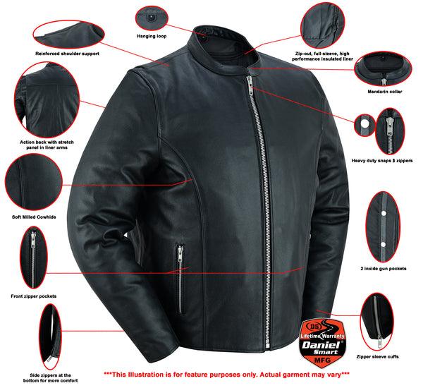 DS738 Men's Classic Scooter Jacket - Wind Angels