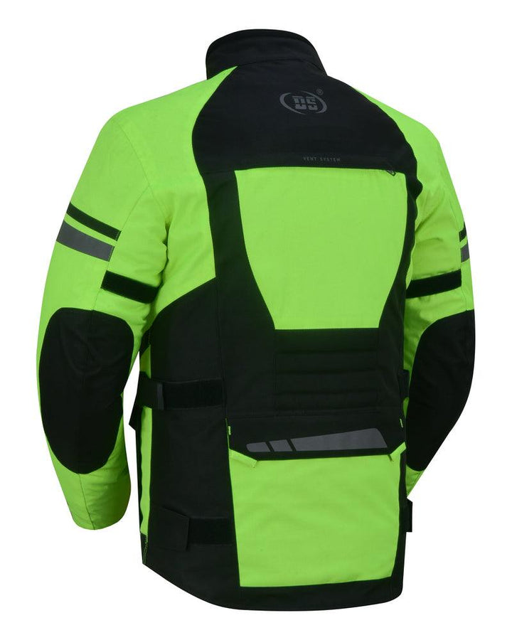 DS4616 Advance Touring Textile Motorcycle Jacket for Men - Hi-Vis - Wind Angels