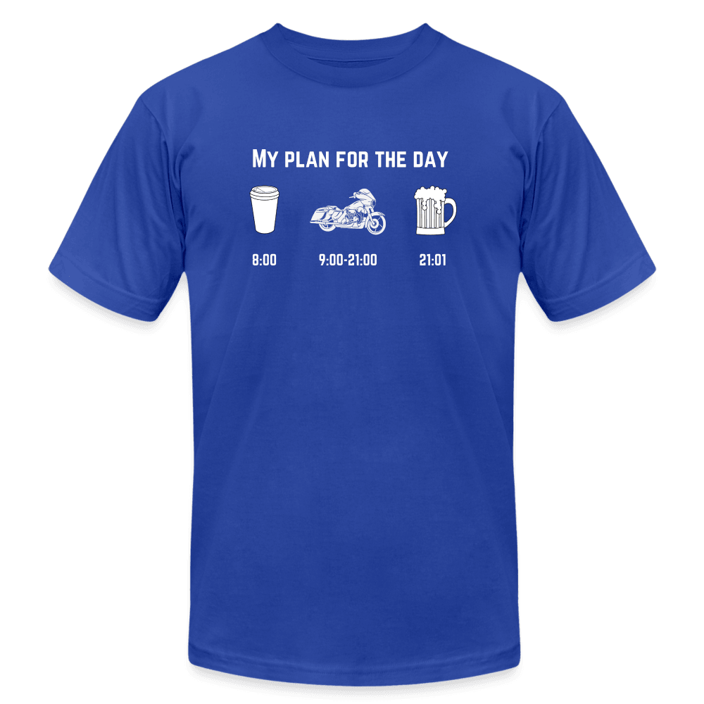 Plan for the Day T-Shirt - royal blue