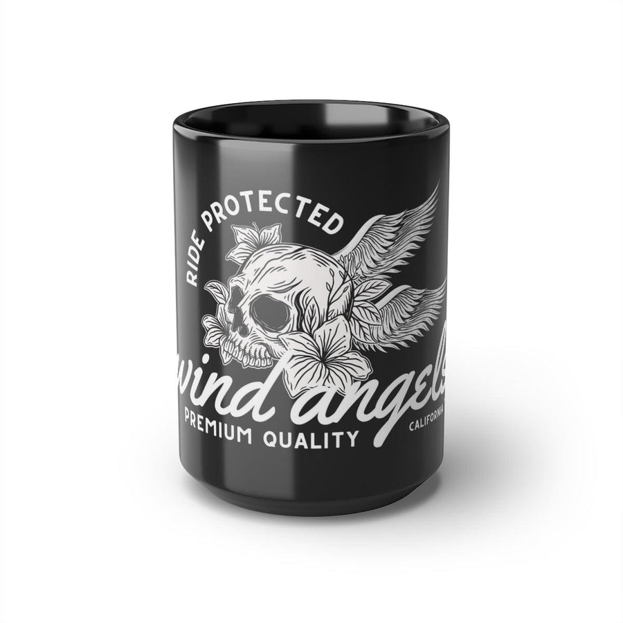 Ride Protected Mug, 15oz - Wind Angels