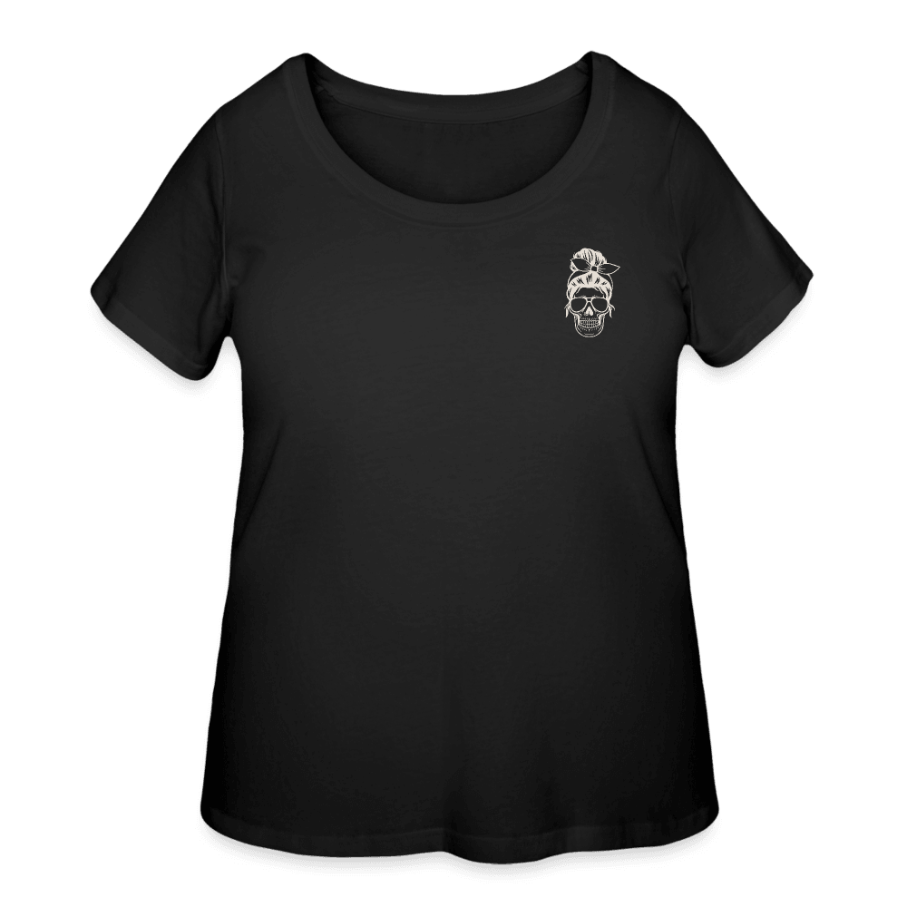 Women’s Rebel Rosie Curvy T-Shirt - black