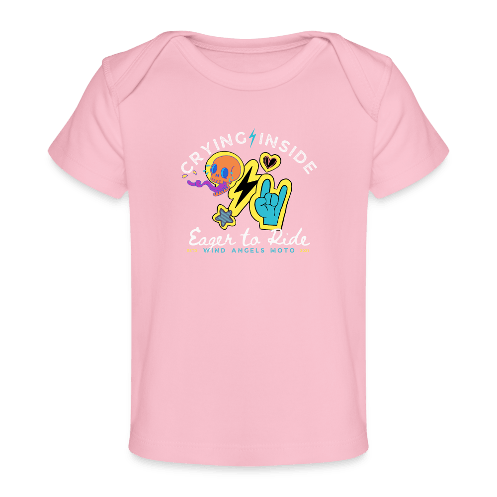 Baby Eager to Ride T-Shirt - light pink