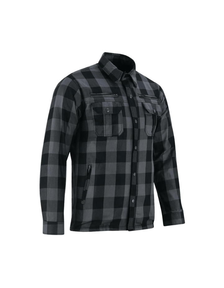 DS4670 Armored Flannel Shirt - Gray - Wind Angels