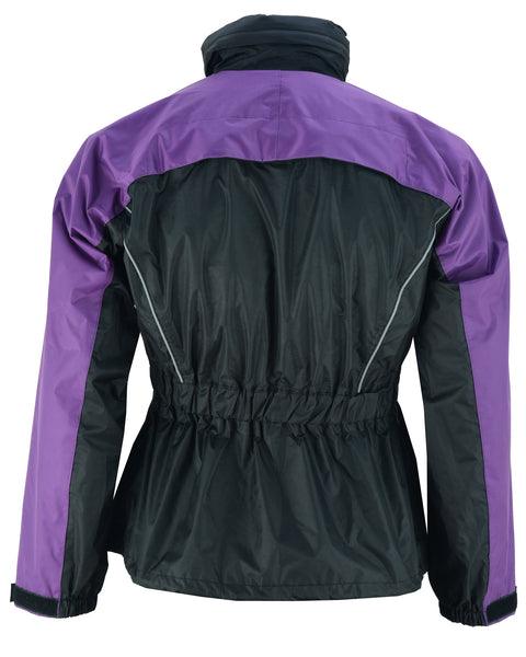 DS575PU Women's Rain Suit (Purple) - Wind Angels