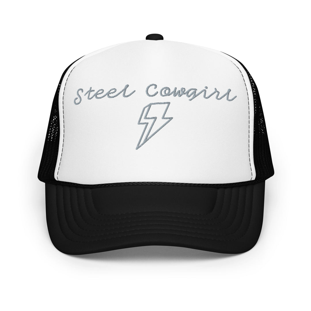 Steel Cowgirl Embroidered Foam Trucker Hat