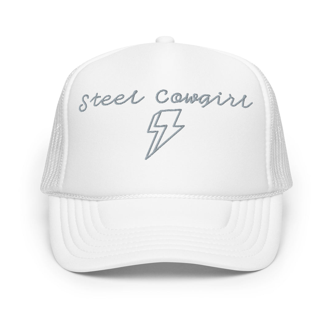 Steel Cowgirl Embroidered Foam Trucker Hat