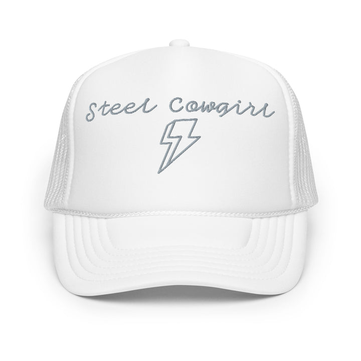 Steel Cowgirl Embroidered Foam Trucker Hat