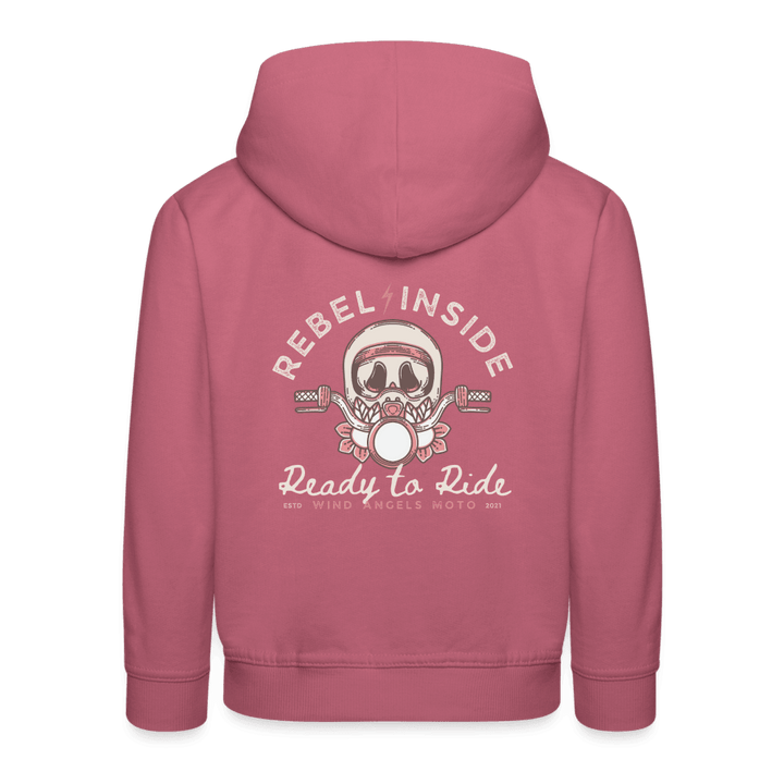 Girl‘s Ready to Ride Hoodie - mauve