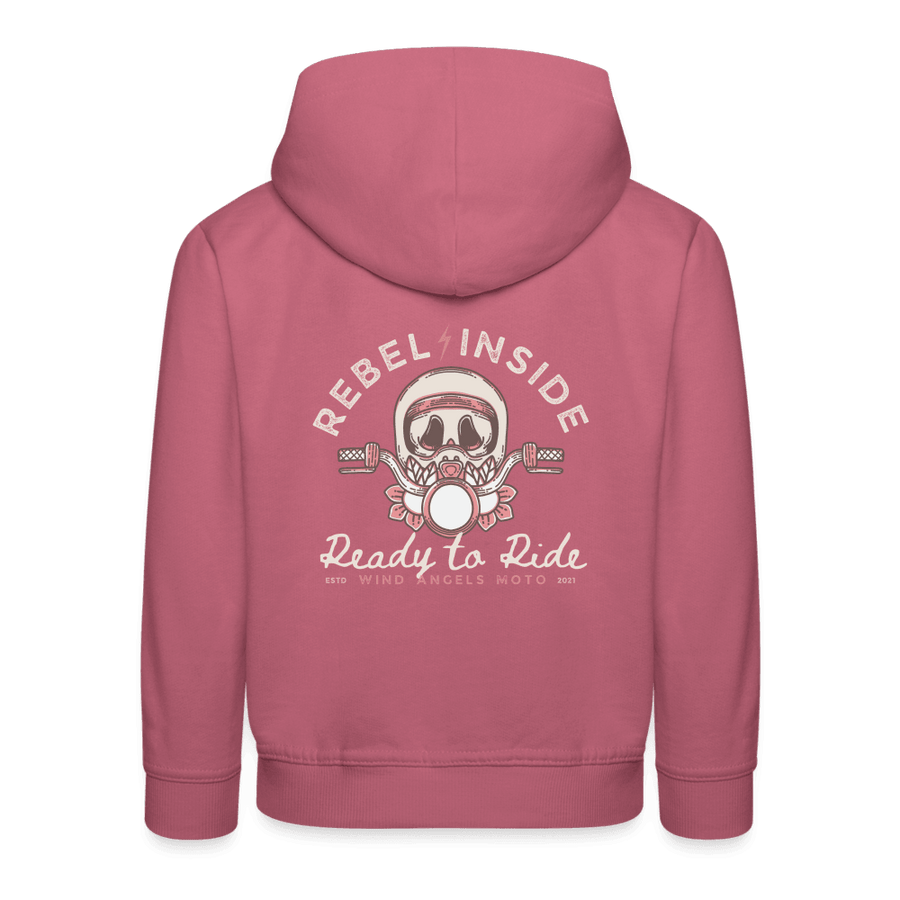 Girl‘s Ready to Ride Hoodie - mauve