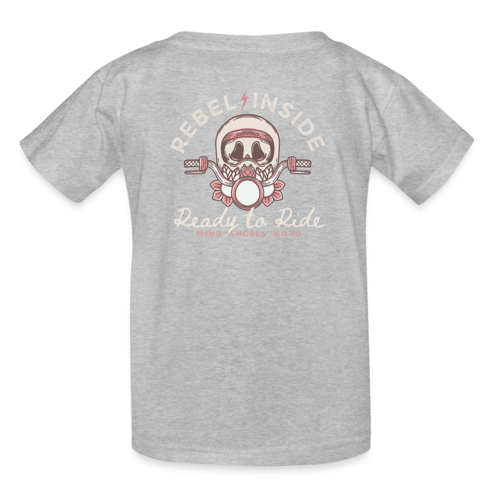 Gildan Ultra Cotton Youth T-Shirt - heather gray