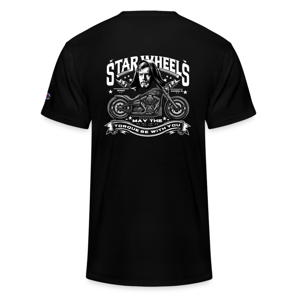 Star Wheels T-Shirt - black