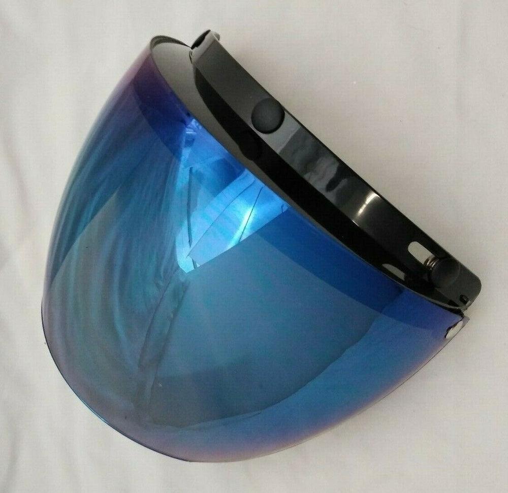 02-212 3 Snap Flip Shield - Hard Coated Blue Mirror - Wind Angels