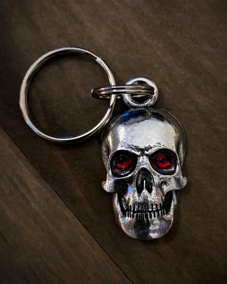 BBK-09 Evil Skull Diamond Keychain - Wind Angels