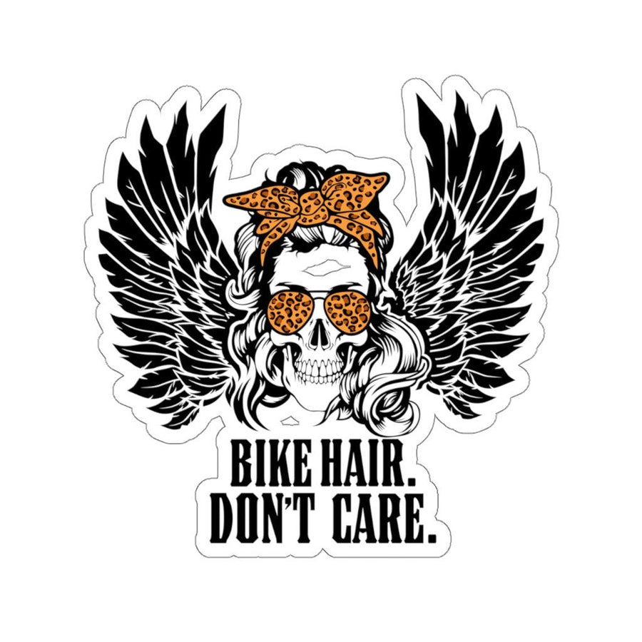 Bike Hair Don't Care Decal - Wind Angels