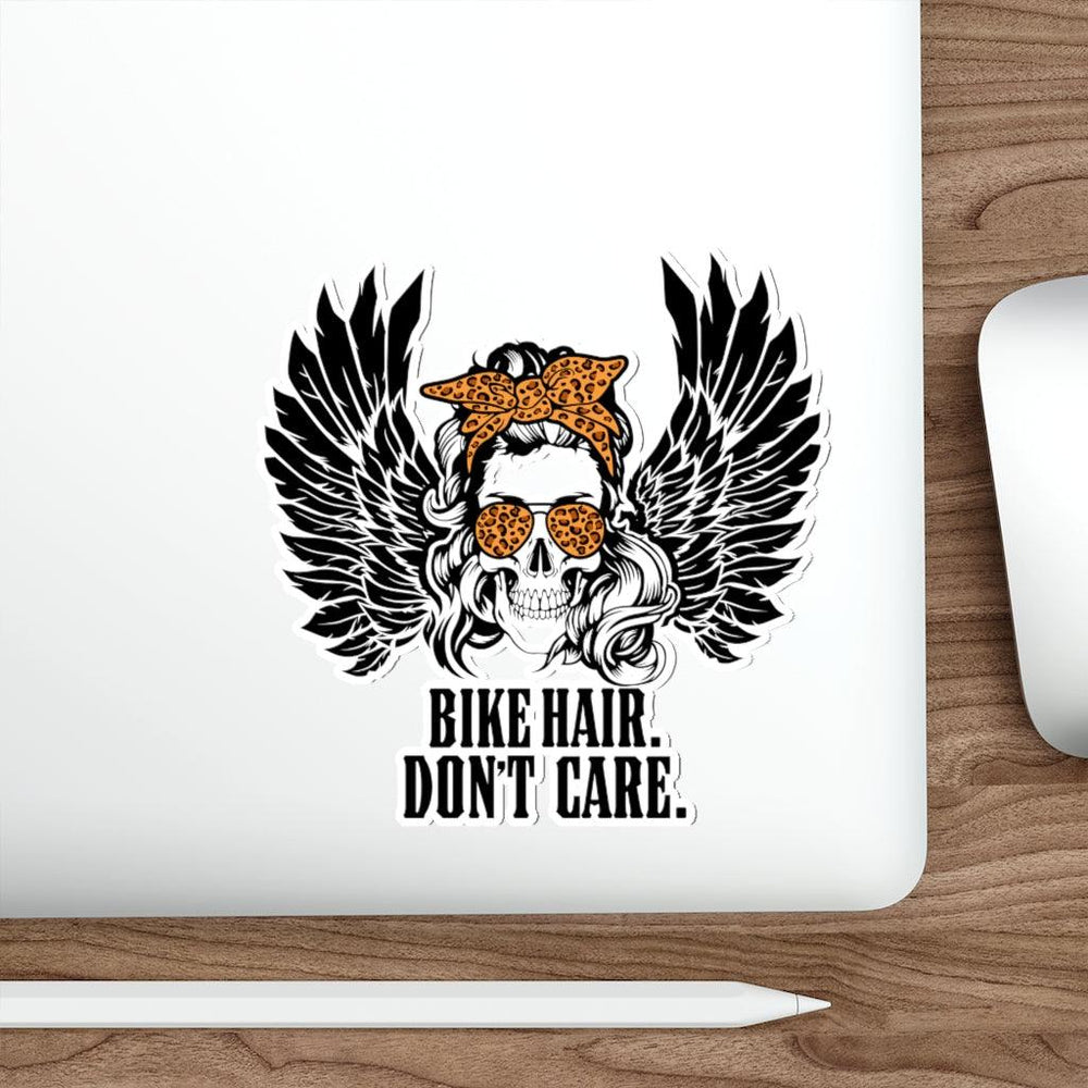 Bike Hair Don't Care Decal - Wind Angels