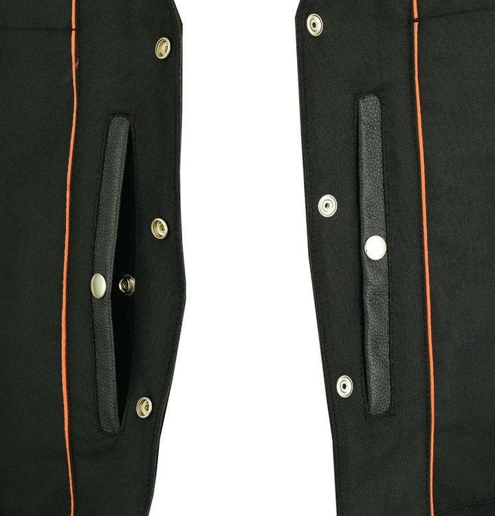 DS125 Men's Single Back Panel Concealed Carry Vest (Buffalo Nickel He - Wind Angels