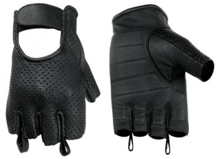DS14 Perforated Fingerless Glove - Wind Angels