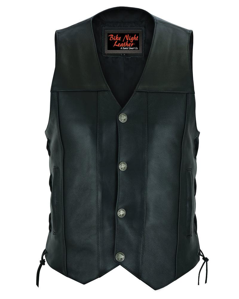 DS142 Men's Single Back Panel Concealed Carry Vest (Buffalo Nickel He - Wind Angels