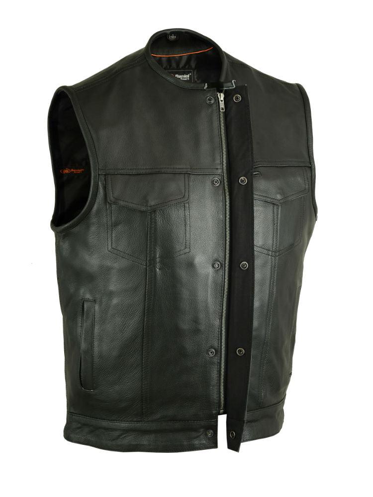 DS181A Concealed Snap Closure, Milled Cowhide, Without Collar & Hidde - Wind Angels