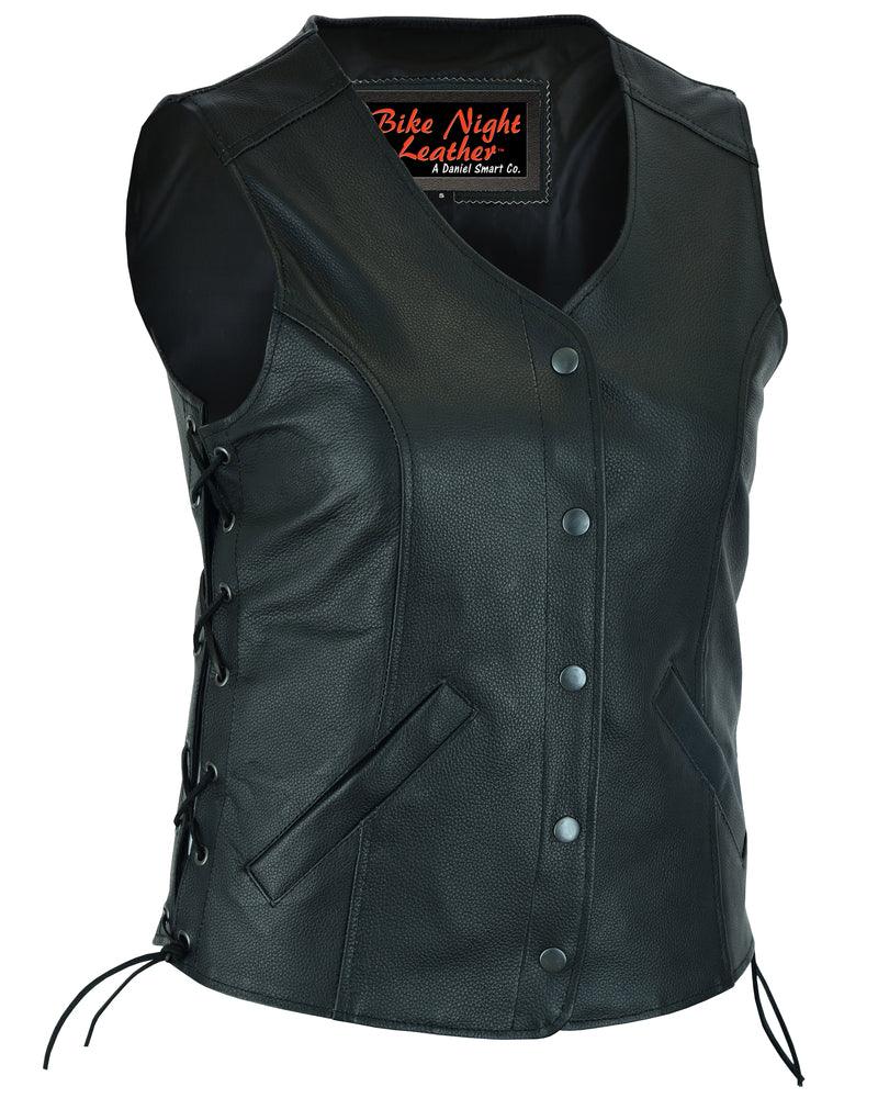 DS206 Women's Stylish Longer Body &frac34; Vest - Side Laces - Wind Angels