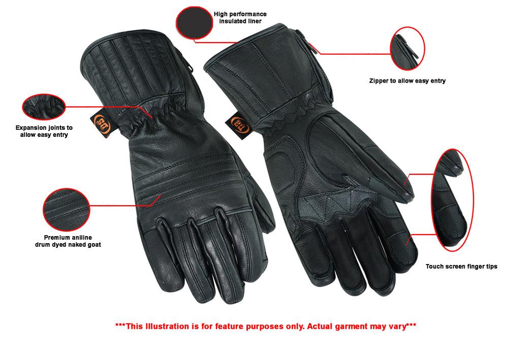 DS32   Superior Features Insulated Cruiser Glove - Wind Angels