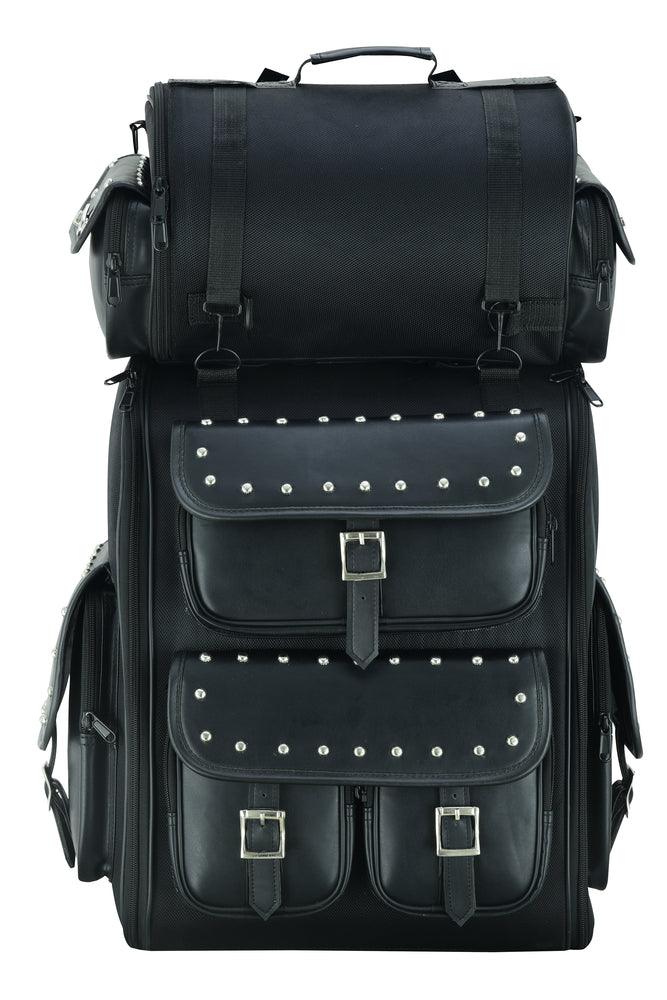 DS386 Updated Touring Back Pack With Studs - Wind Angels