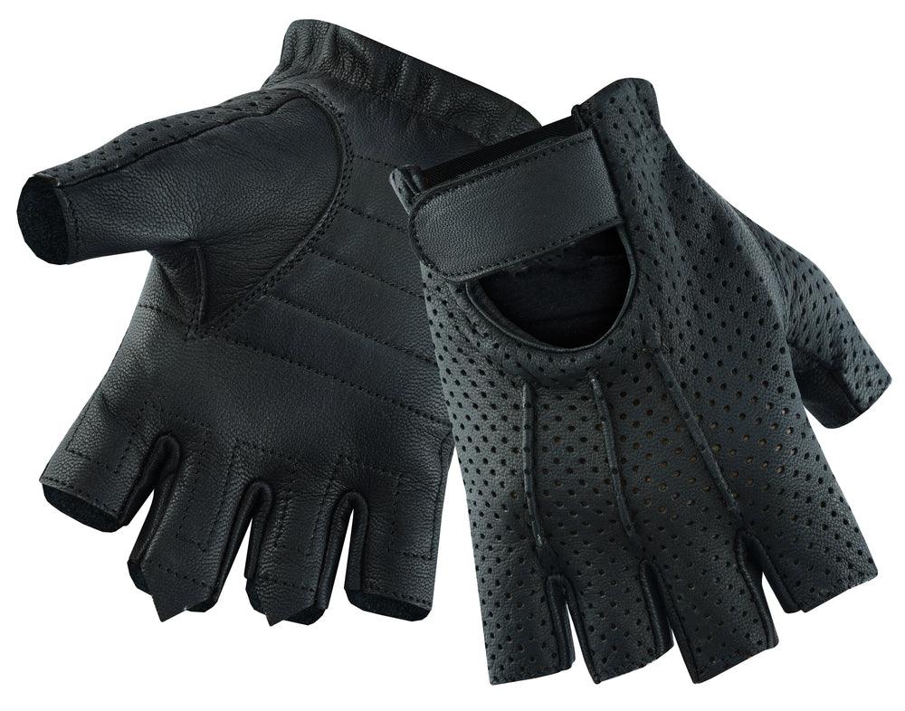 DS5 Women's Tough Perforated Fingerless Glove - Wind Angels