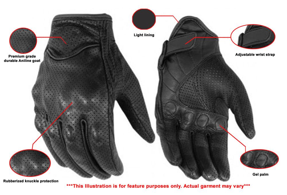 DS76 Perforated Sporty Glove - Wind Angels