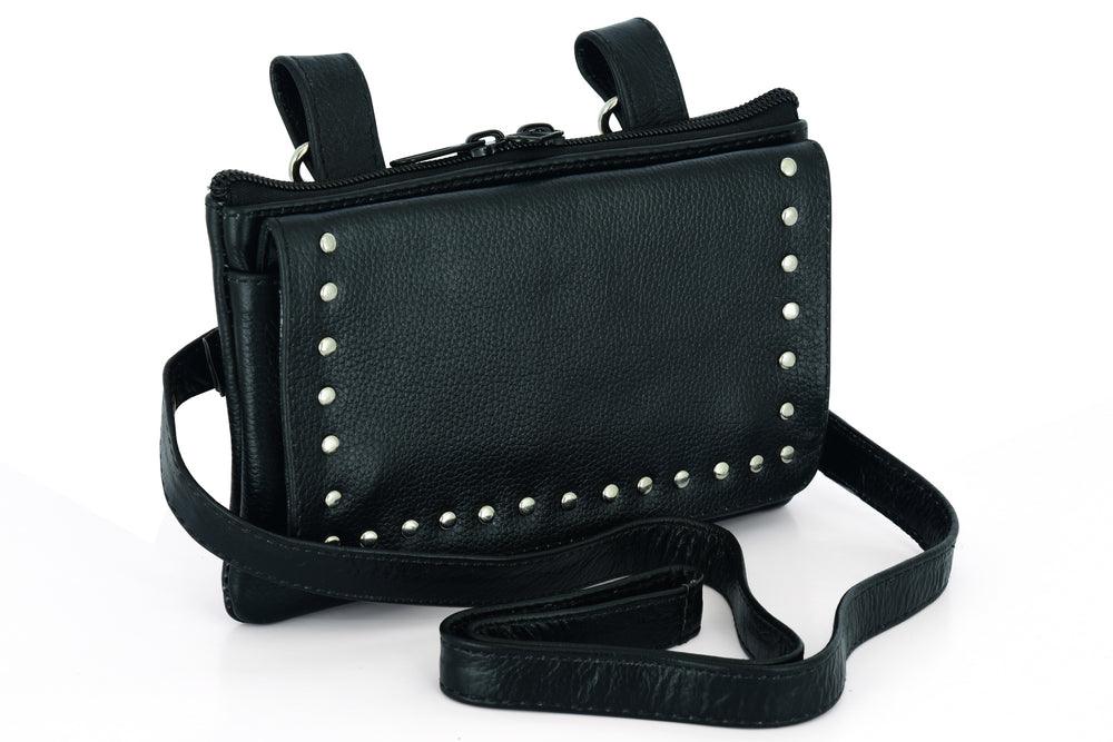DS8586 Leather Belt Bag - Small - Wind Angels