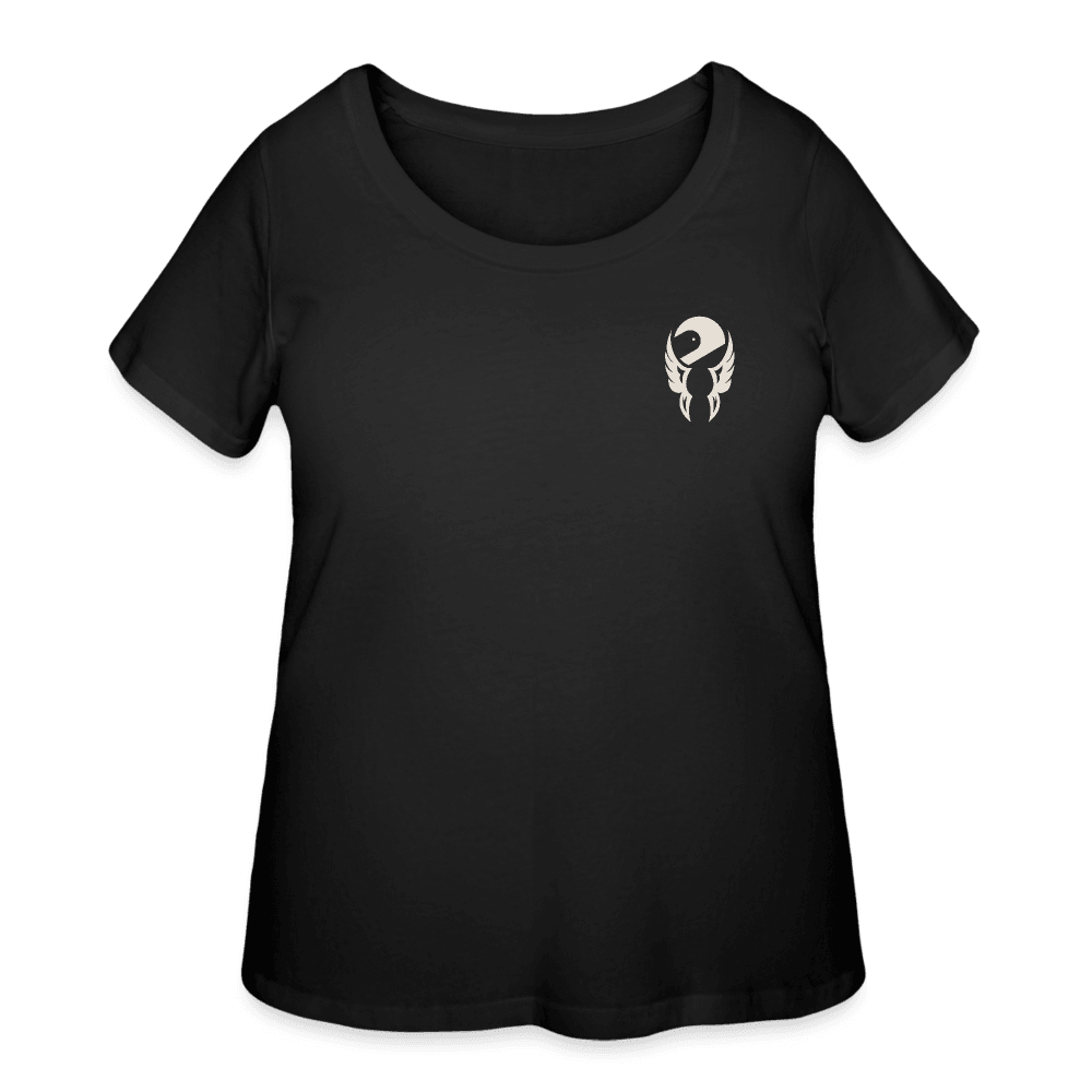 Women’s Curvy T-Shirt - black