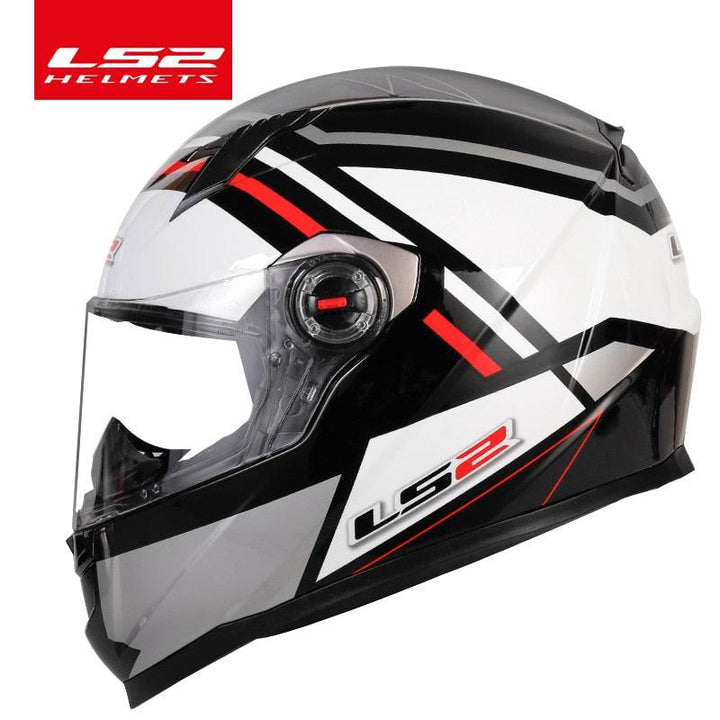 LS2 Clown Full Face Motorcycle Helmet Ls2 FF358 Motocross Racing Man Woman Casco Moto Casque ECE Approved - Wind Angels