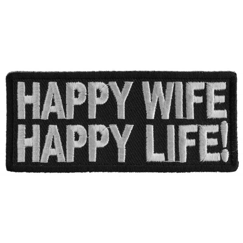P1506 Happy Wife Happy Life Patch - Wind Angels