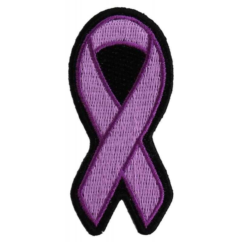 P2762 Purple Ribbon Patch For Breast Cancer Survivors - Wind Angels