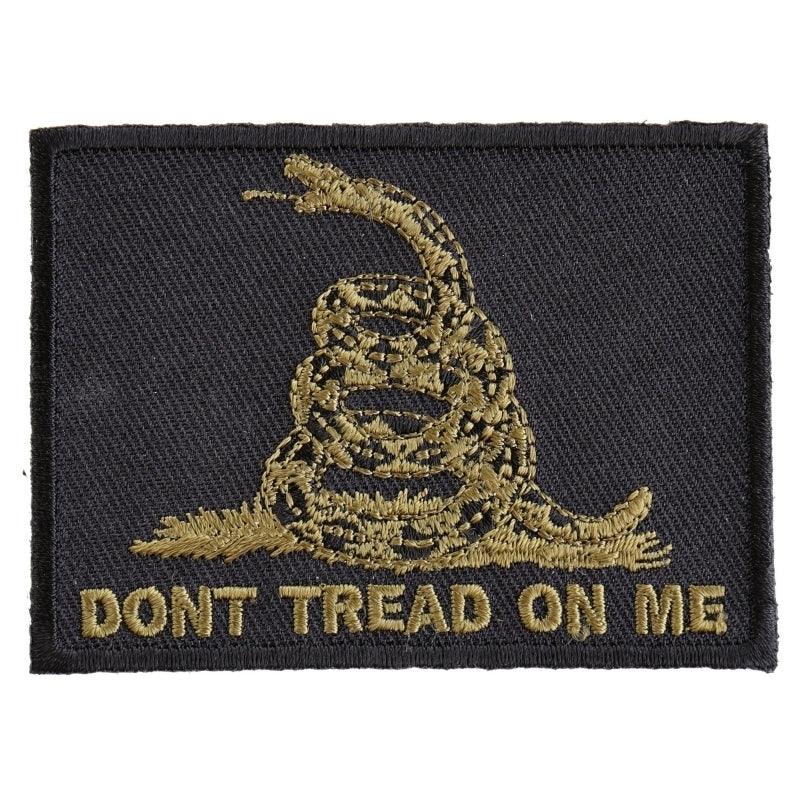 P3267 Green Black Gadsden Flag Don't Tread on Me Patch - Wind Angels