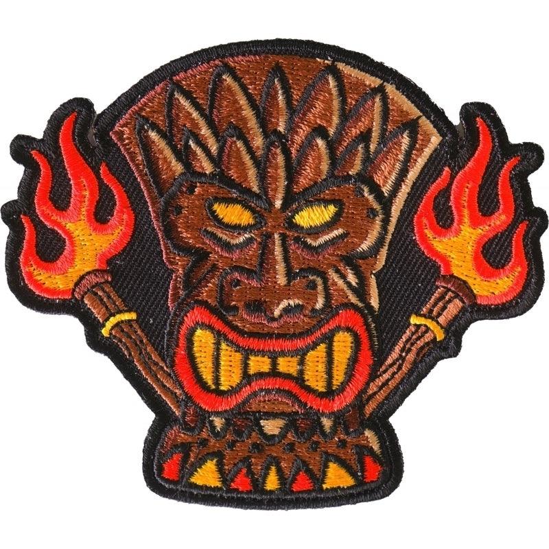 P6708 Tiki Totem Iron on Patch - Wind Angels
