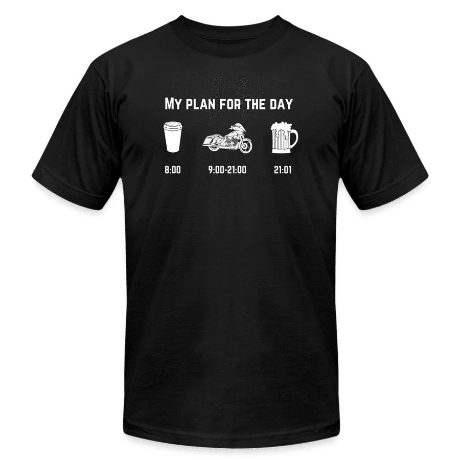Plan for the Day T-Shirt - black