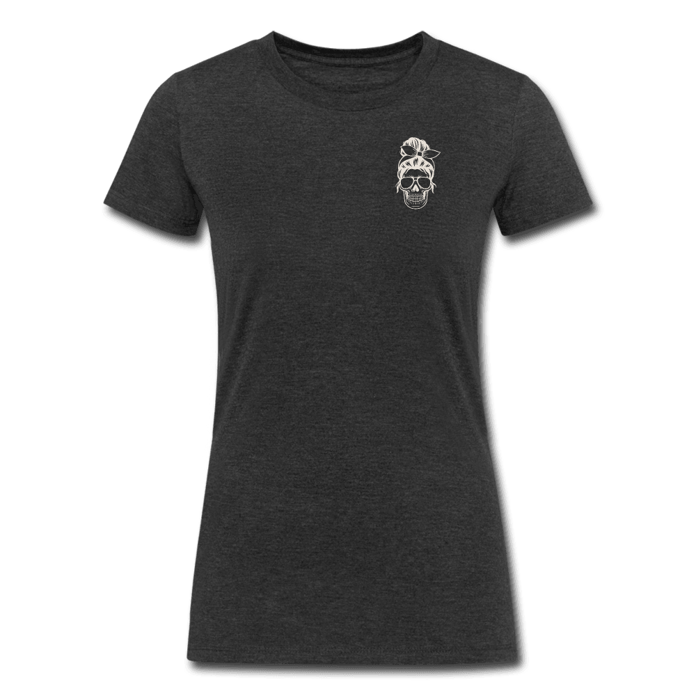 Rebel Rosie T-Shirt - heather black