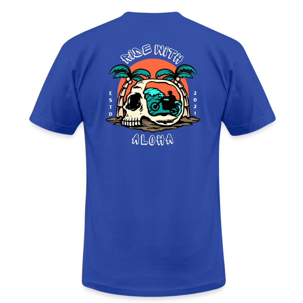 Ride Aloha T-Shirt - royal blue
