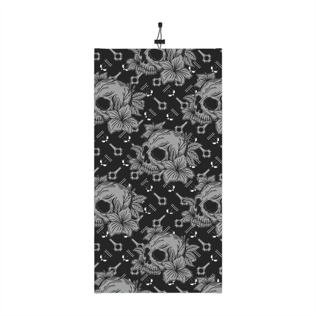 Skulls and Blooms Neck Gaiter - Wind Angels