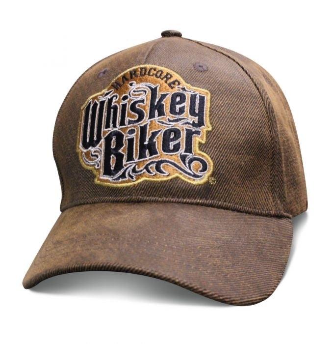 SWBIKE Premium Whiskey Biker Oilskin Hat - Wind Angels
