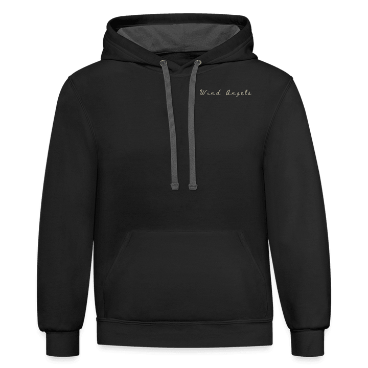 Too Stubborn To Die Hoodie - black/asphalt