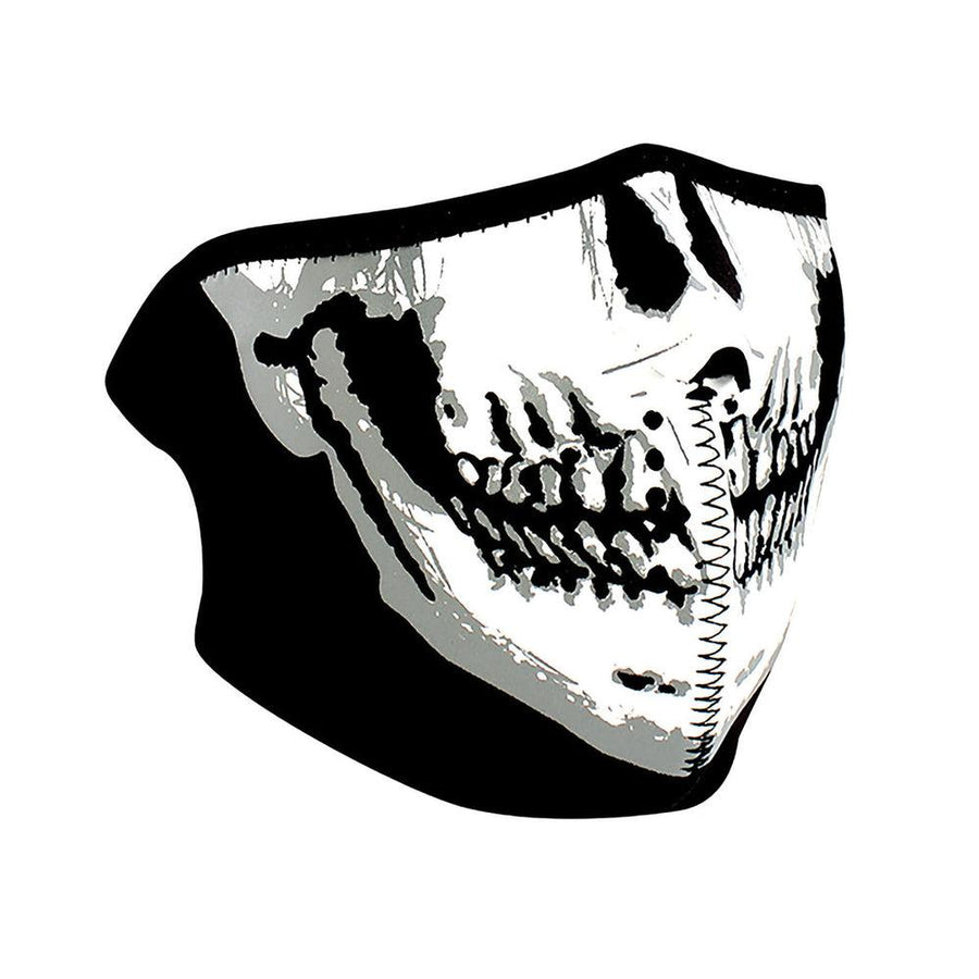 WNFM002H ZAN® Half Mask- Neoprene- Skull Face - Wind Angels