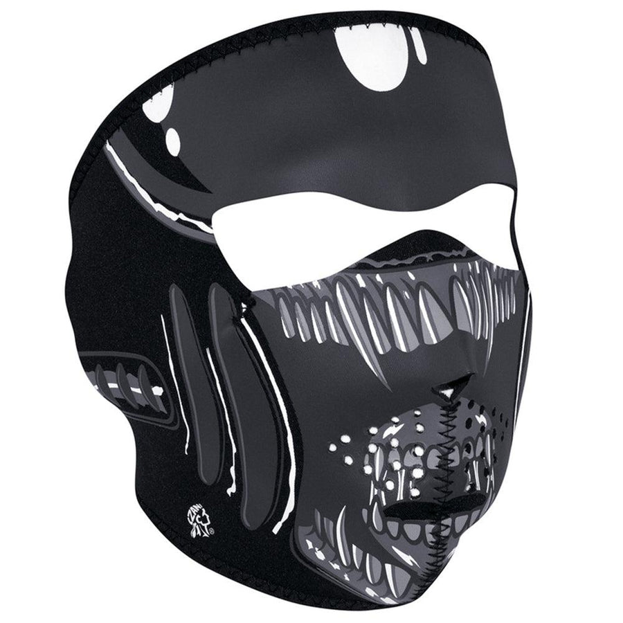 WNFM039 ZAN® Full Mask- Neoprene- Alien - Wind Angels