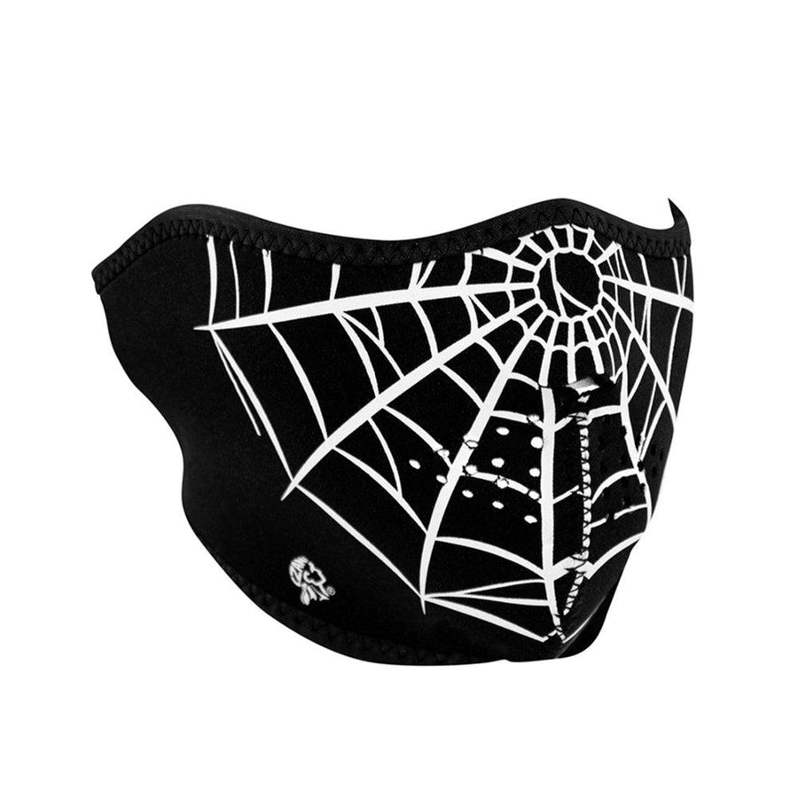 WNFM055H ZAN® Half Mask- Neoprene- Spider Web - Wind Angels