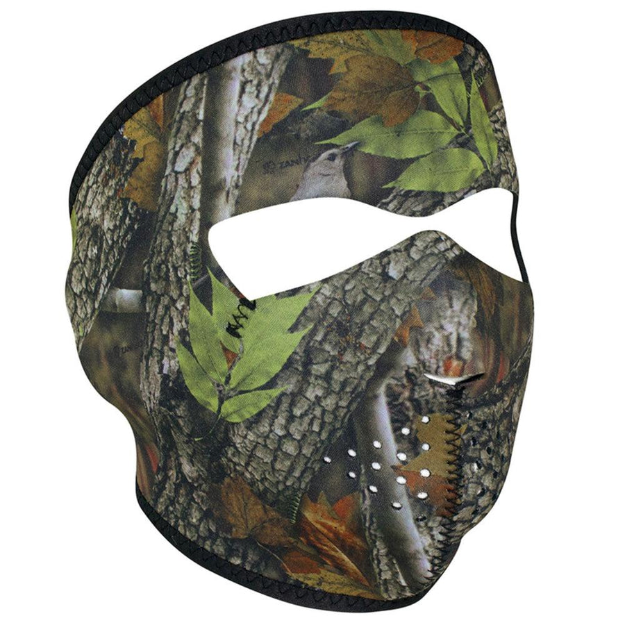 WNFM238 ZAN® Full Mask- Neoprene- Forest Camo - Wind Angels