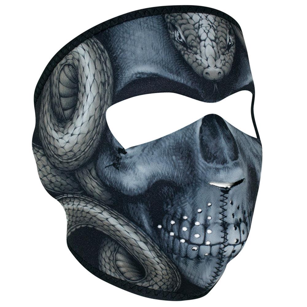 WNFM415 ZAN® Full Mask- Neoprene- Snake Skull - Wind Angels